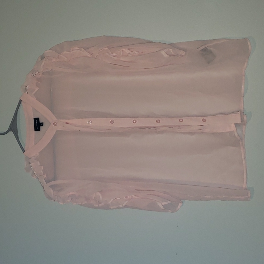 Pink Sheer blouse